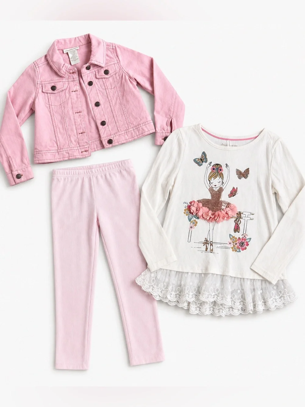 Cynthia Rowley Tommy Bahama Gymboree Girls 3-Piece Outfit Size 5/6 Pink